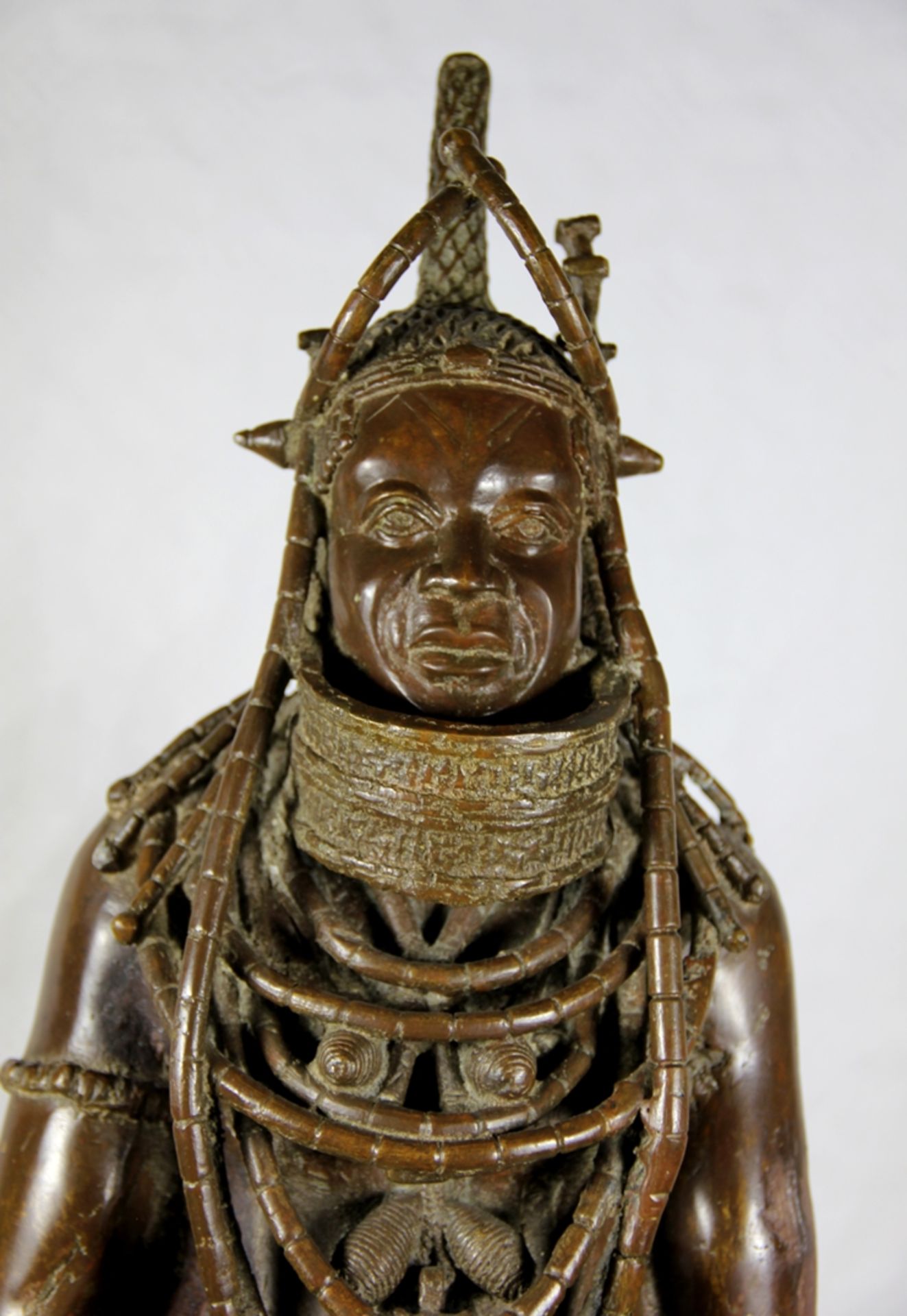 afrikanische Benin Bronze - Image 2 of 10