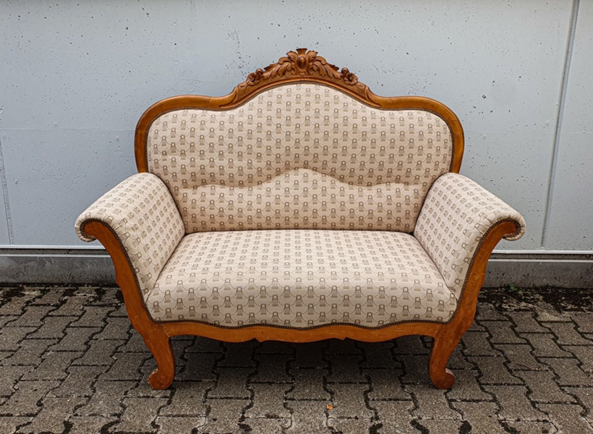 Spätbiedermeier-Sofa