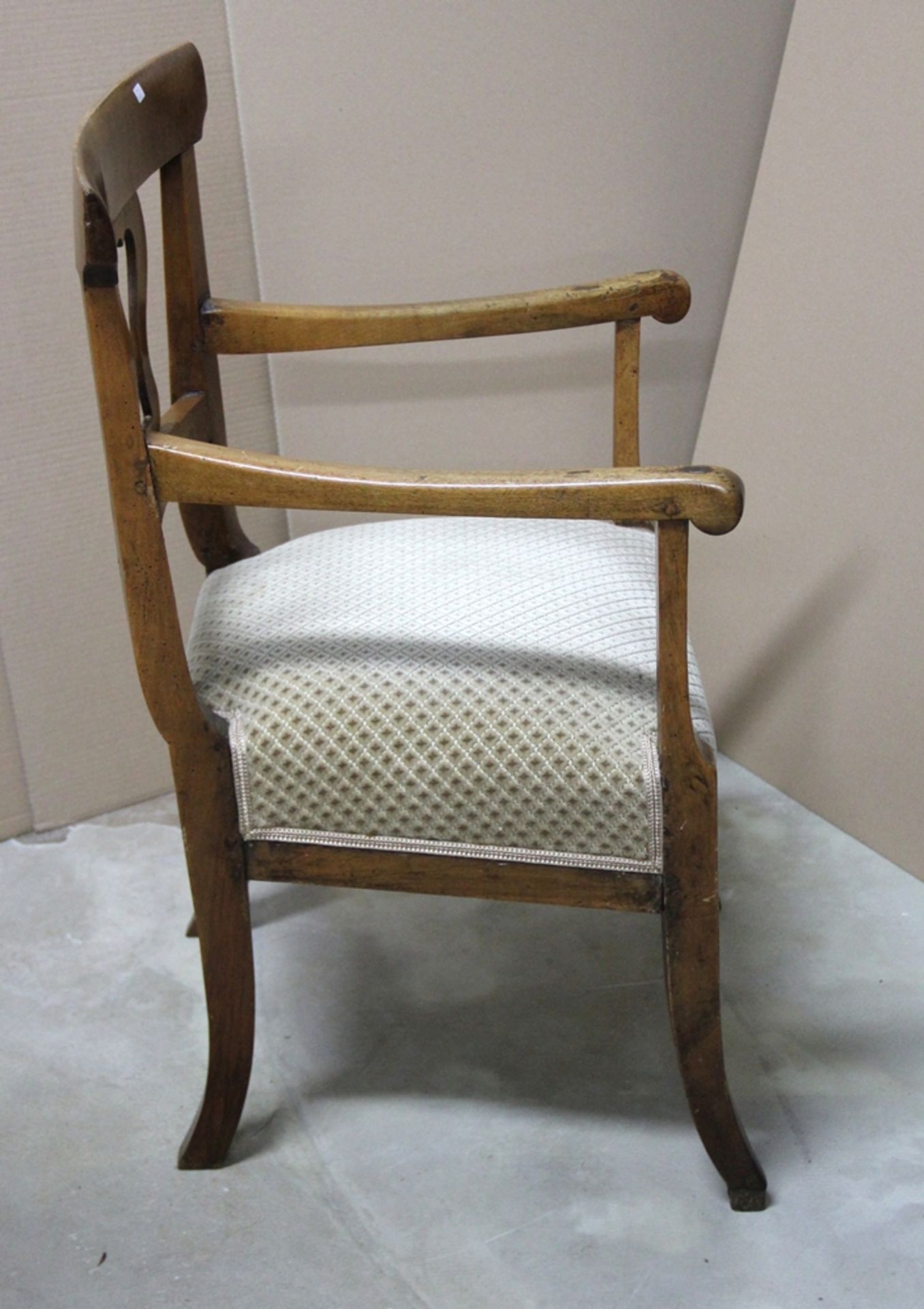 Biedermeier-Armlehnstuhl - Bild 2 aus 2