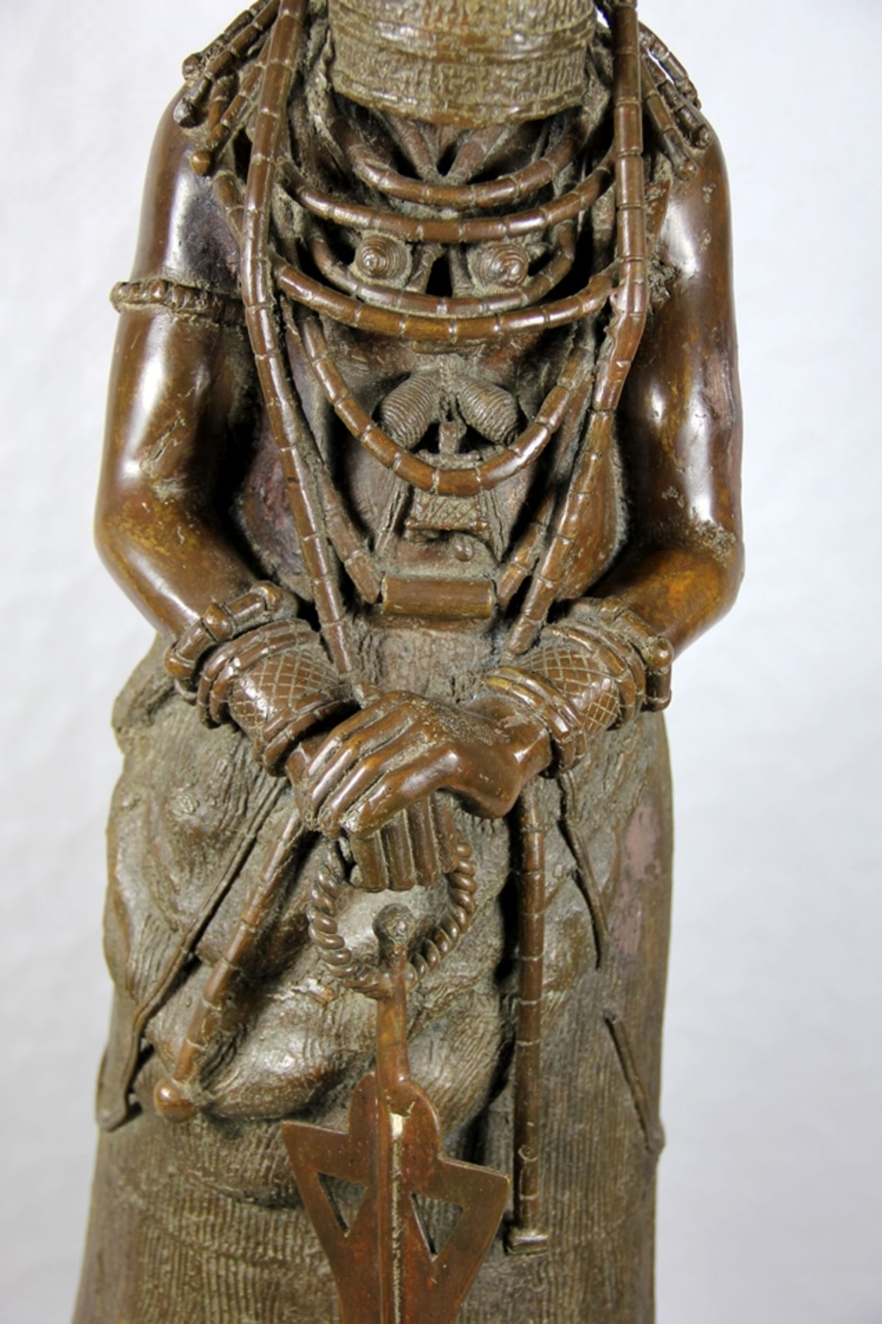 afrikanische Benin Bronze - Image 3 of 10