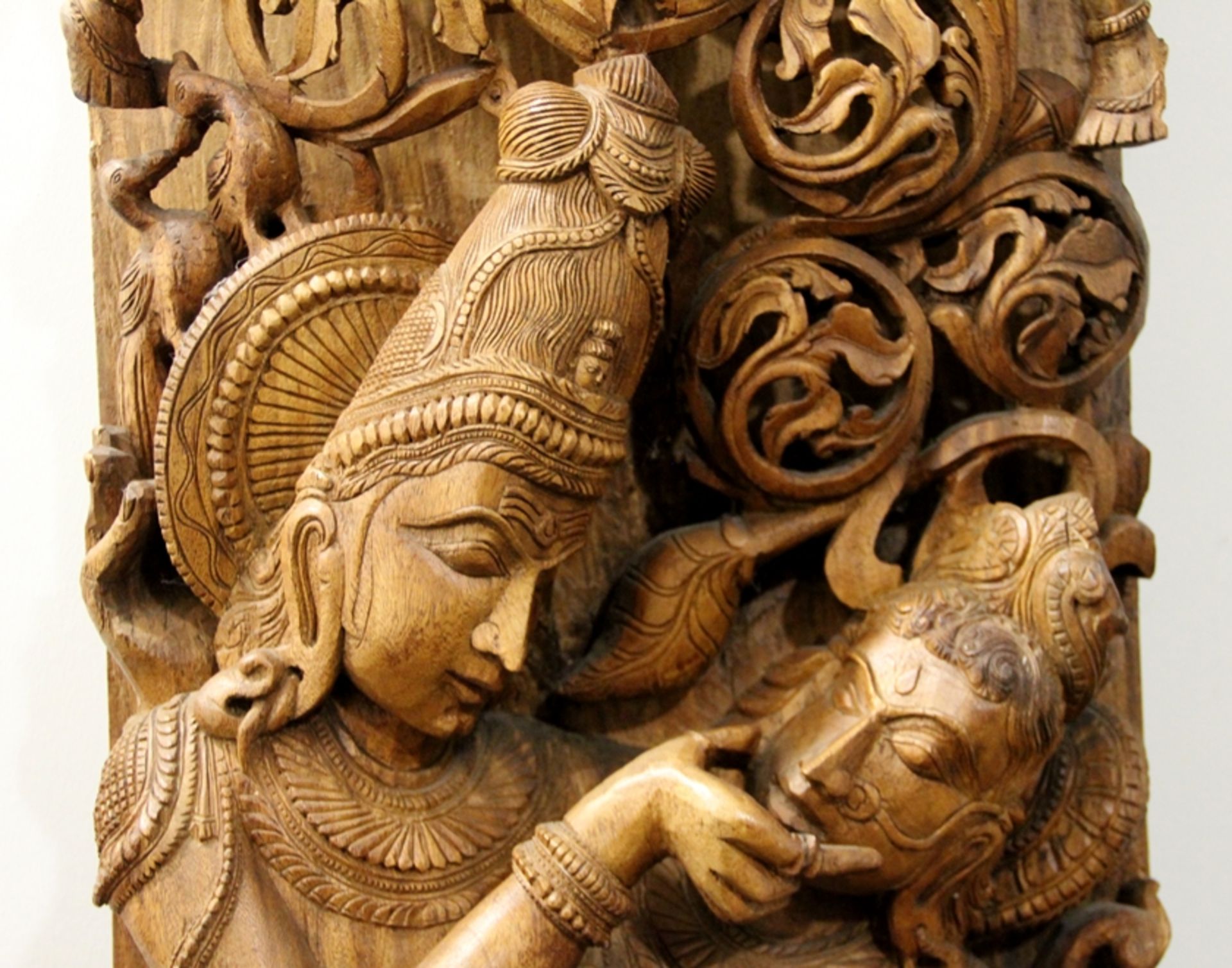 großes indisches Holzrelief - Bild 4 aus 6