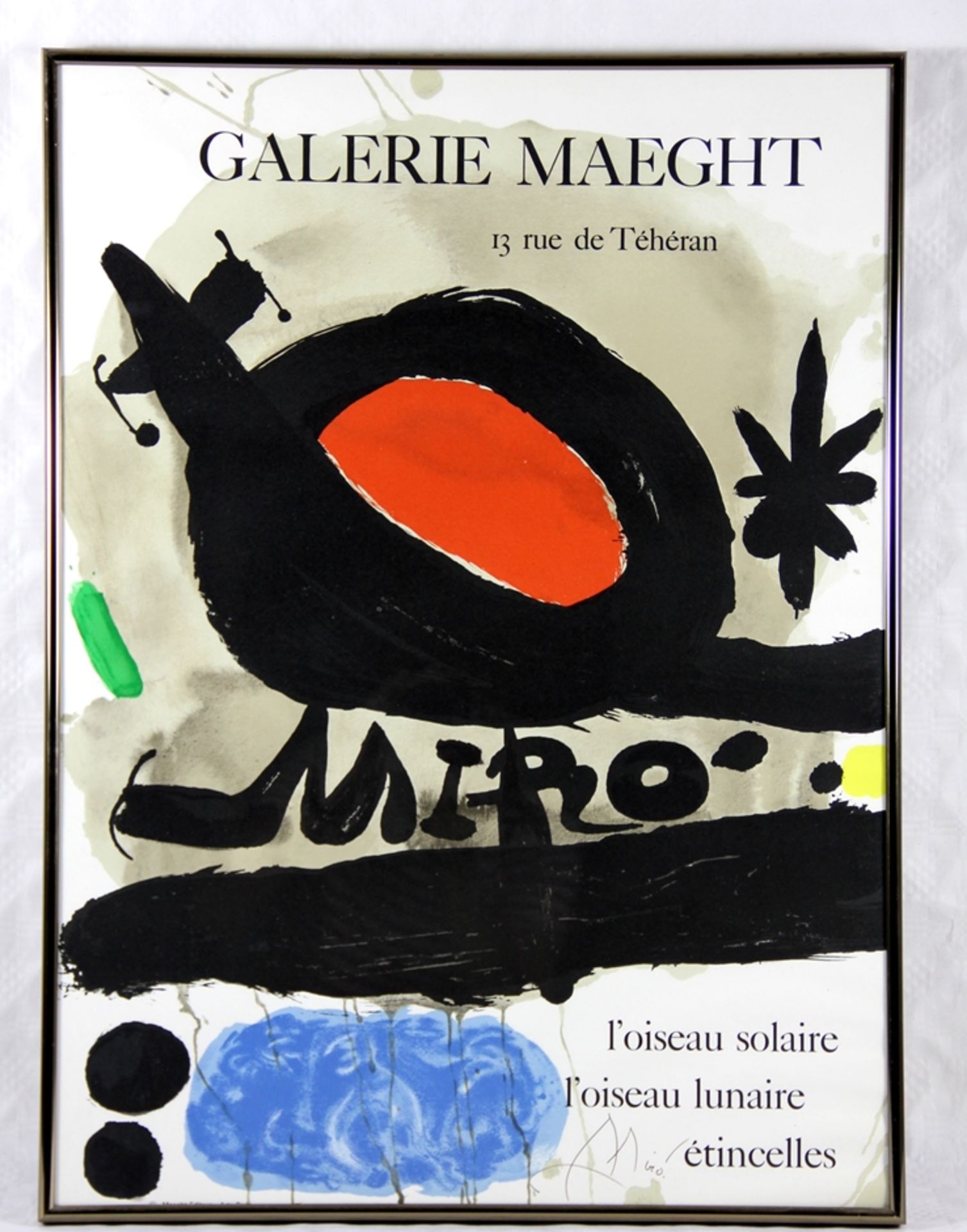 Ausstelungsplakat Joan Miró