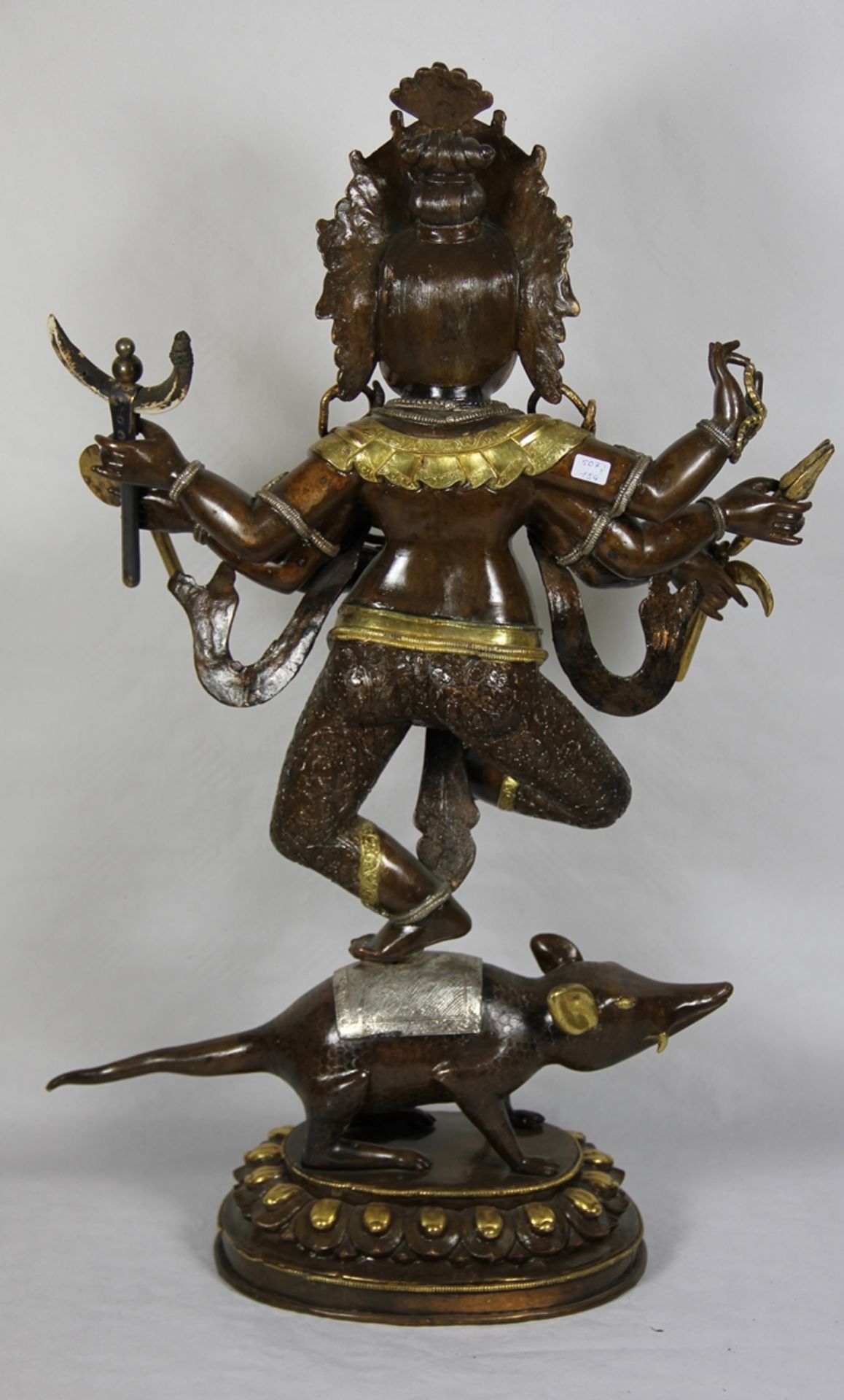 große Ganesha-Bronze - Image 4 of 4