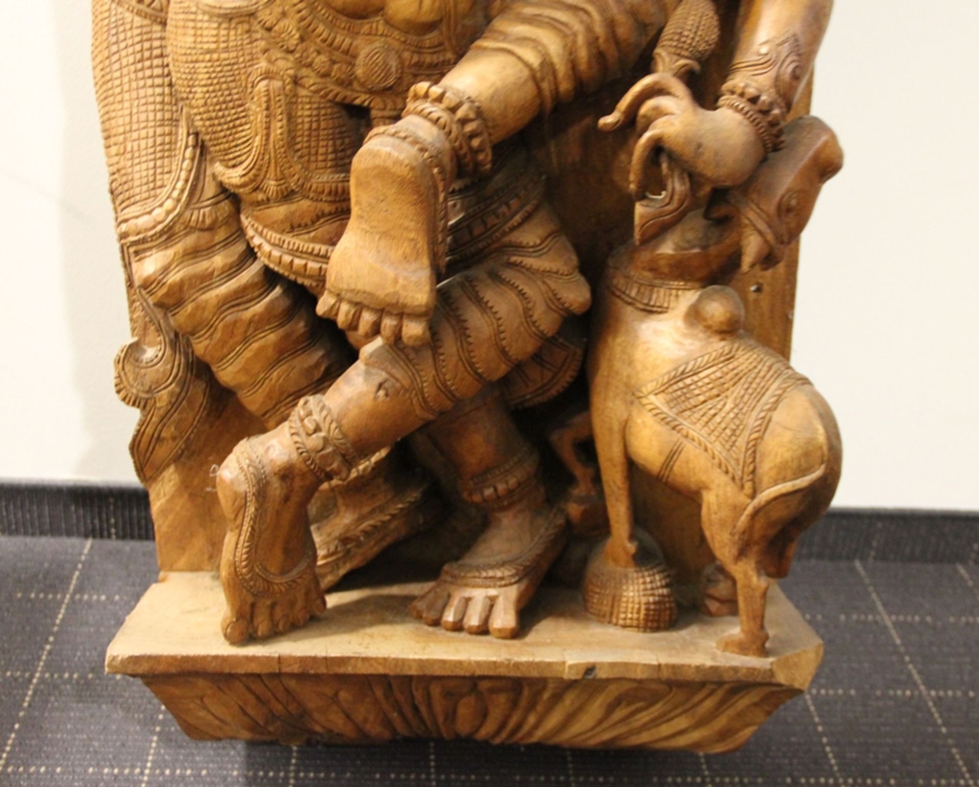 großes indisches Holzrelief - Bild 5 aus 6