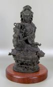 antike Guanyin-Bronze