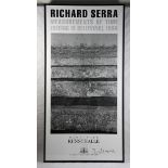 Ausstellungsplakat Richard Serra
