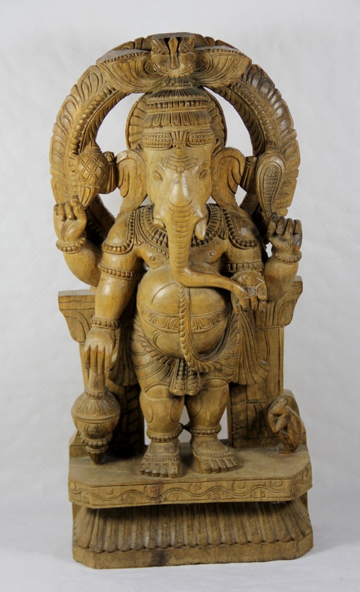 Holzskulptur Ganesha