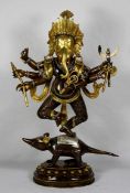 große Ganesha-Bronze