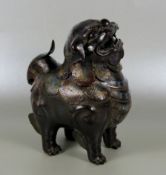 chinesischer Bronze-Fo Hund
