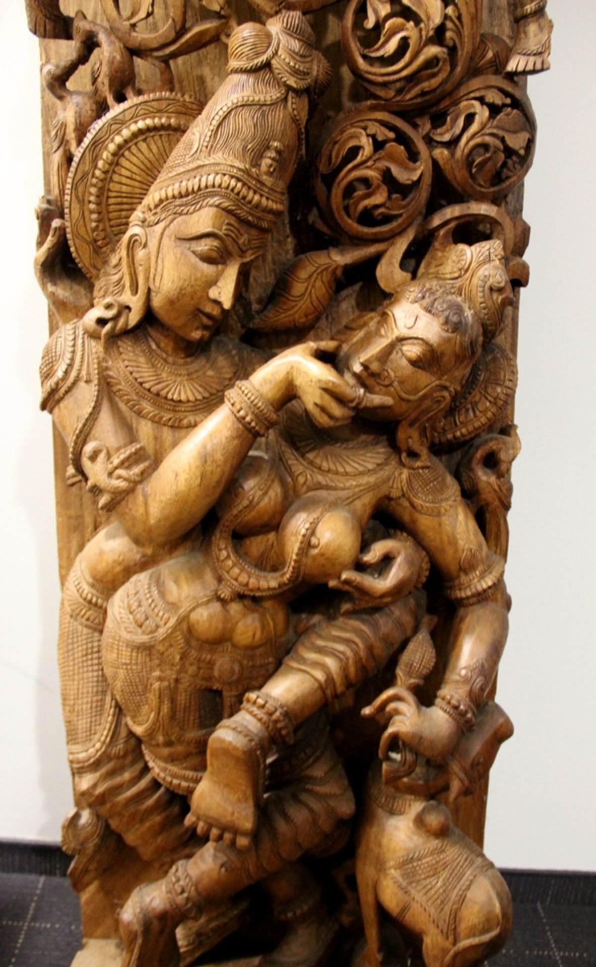 großes indisches Holzrelief - Bild 3 aus 6