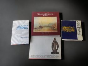 FOUR COLLECTORS REFERENCE BOOKS, INCLUDING 'TURNERS ENGLAND -1810-38', 'NEW DESIGN IN JEWELRY', 'A