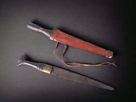 TWO ANTIQUE TUAREG / BERBER DAGGERS.