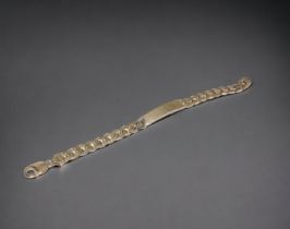 A 925 silver ID bracelet and bar.