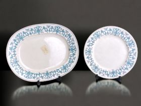 SIR HENRY COLE (FELIX SUMMERLY) FOR MINTON SERVING PLATE AND ONE OTHER. PURCHASED IN CHRISTIES '