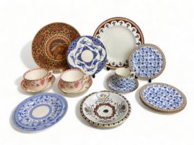 A JOB LOT OF MINTON & BROWNFIELD CHRISTOPHER DRESSER DESIGN PORCELAIN. INCLUDING BROWNFIELD, BROWN &