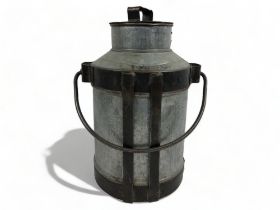 Galvanised Milk Churn