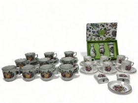 A COLLECTION OF ENGLISH CERAMICS. INCLUDING WORCESTER & PORTMEIRION.