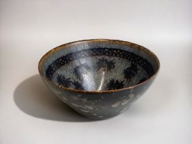 A Chinese Jizhou type 'papercut' bowl. 6.5 x 13.5 cm