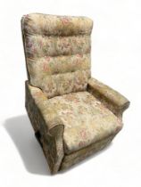 A Vintage single Seat reclining Arm chair