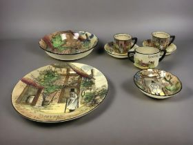 A collection of Royal Doulton 'Gaffers' series ware. Designed by C.J Noke.
