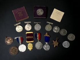 A COLLECTION OF 16 MISCELLANEOUS BRITISH MEDALS.