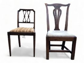 2 19th Century hall Chairs