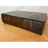 Leather Bound 18th Century Illustrated Henry Southwell Family Bible