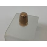 9ct Gold Thimble - 6gms