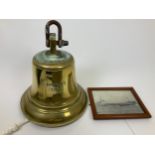 Large Brass Ship's Bell from the “Commodity”