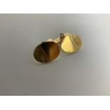 Pair of 9ct Gold Cuff Links - 2.3gms