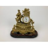 French Gilt Clock