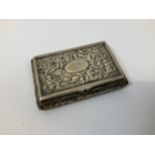 Antique Chinese Silver Figural Wang Hing Snuff Box - Stamped 900 - 72gms