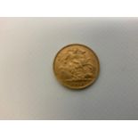 1913 Gold Half Sovereign