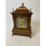 Oak Cased Bracket Clock with Date Aperture