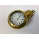 WWI 4th British Rifles Officers Pocket Watch - Satina - Protective Brass Case with Original Glass
