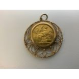 1907 Gold Full Sovereign - 11gms