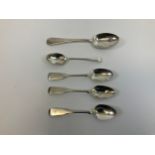 5x Silver Spoons - 103gms