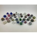 Large Collection of Paperweights - Caithness and Others