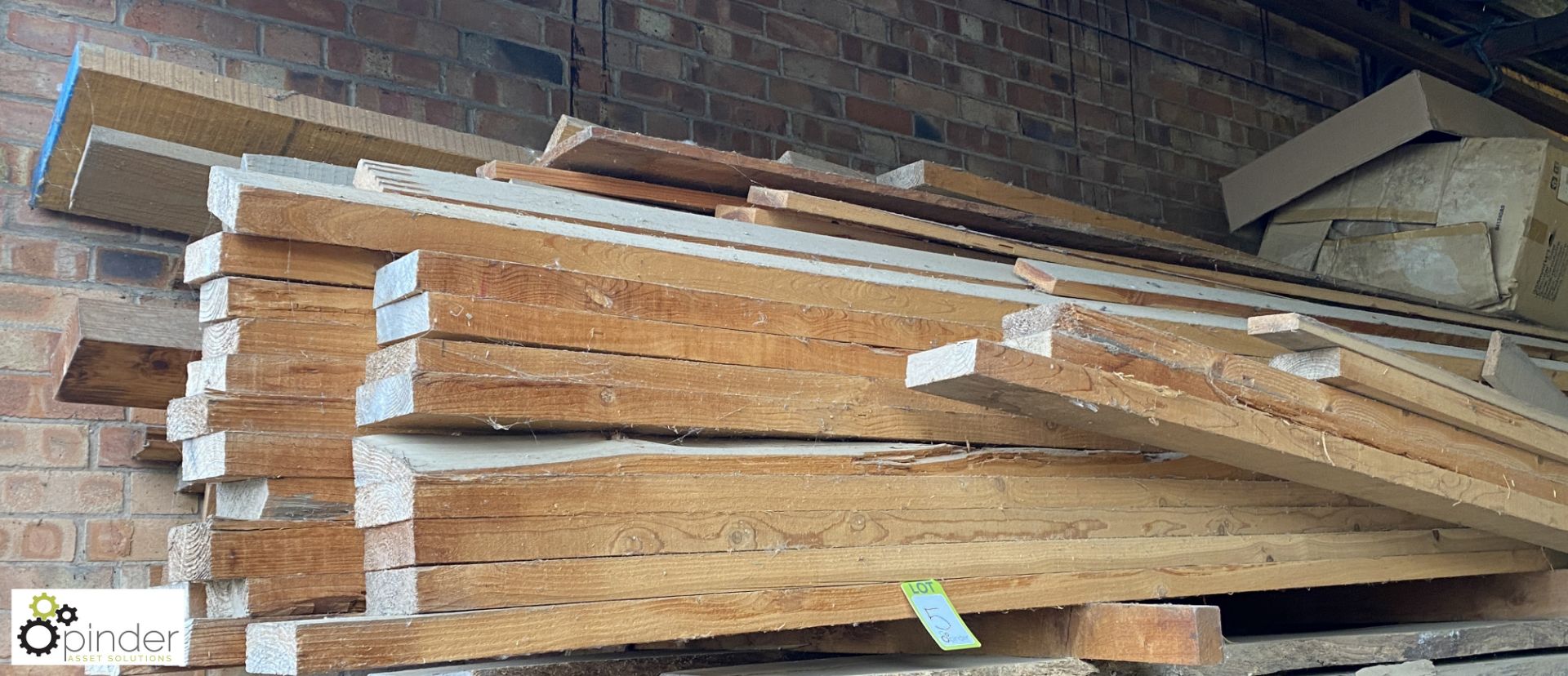 Quantity Softwood Lengths to top pile, various sizes including 120mm x 450mm, 120mm x 40mm, 225mm - Image 6 of 8