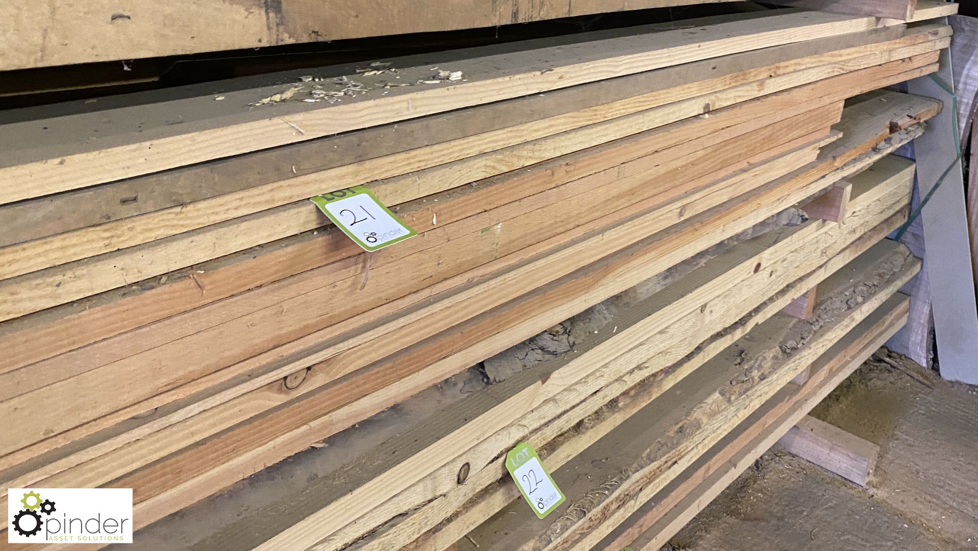 Quantity various Softwood/Hardwood Boards, up to 3500mm - Image 6 of 10