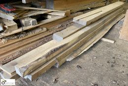 8 various Oak Beams, including 300mm x 80mm, 150mm x 100mm, up to 4500mm