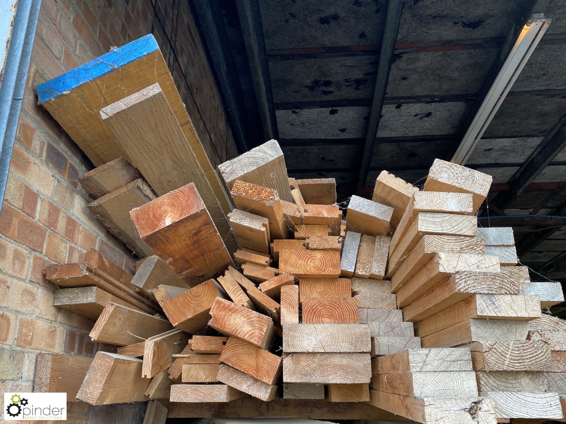 Quantity Softwood Lengths to top pile, various sizes including 120mm x 450mm, 120mm x 40mm, 225mm - Image 3 of 8