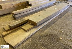 8 various Oak Beams, Boards, etc, up to 4500mm