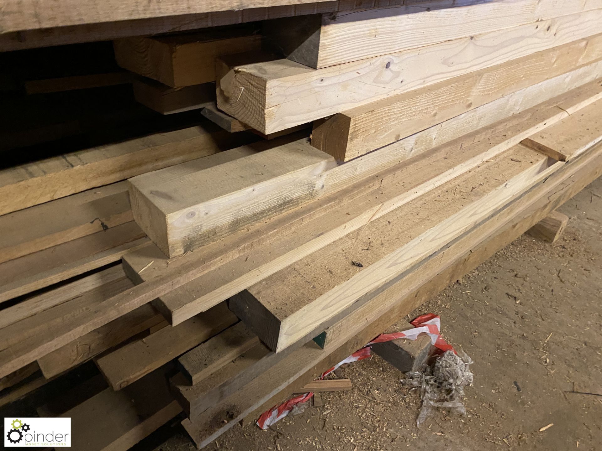 Large quantity Softwood/Hardwood Cut Beams, Boards and Lengths, up to 4000mm - Image 5 of 9