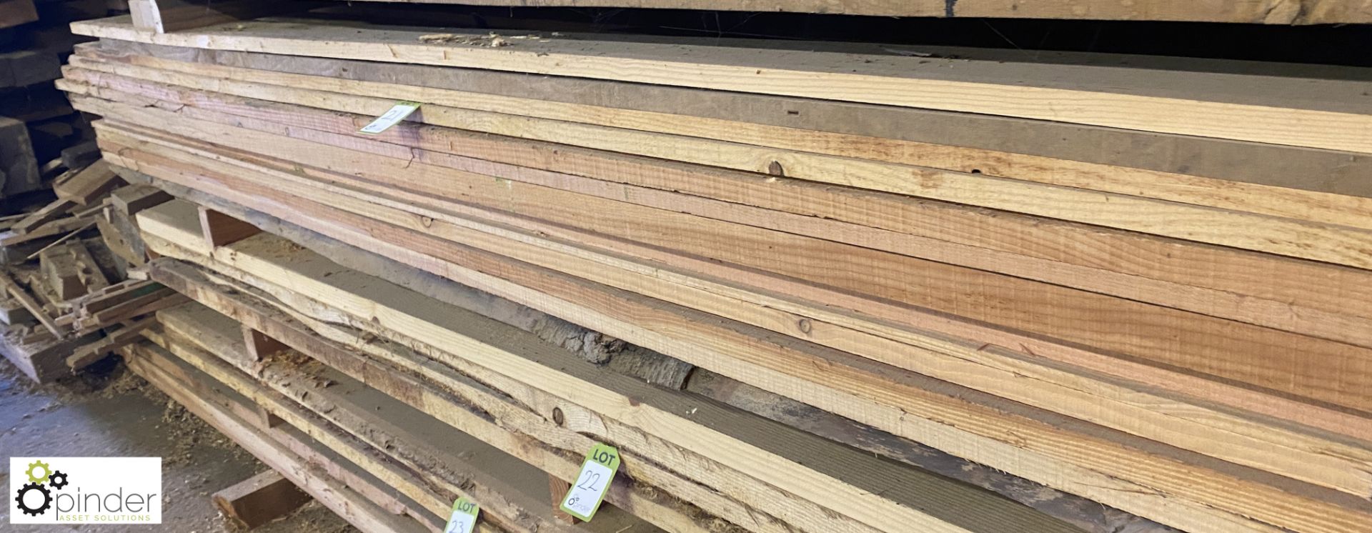 Quantity various Softwood/Hardwood Boards, up to 3500mm - Image 9 of 10