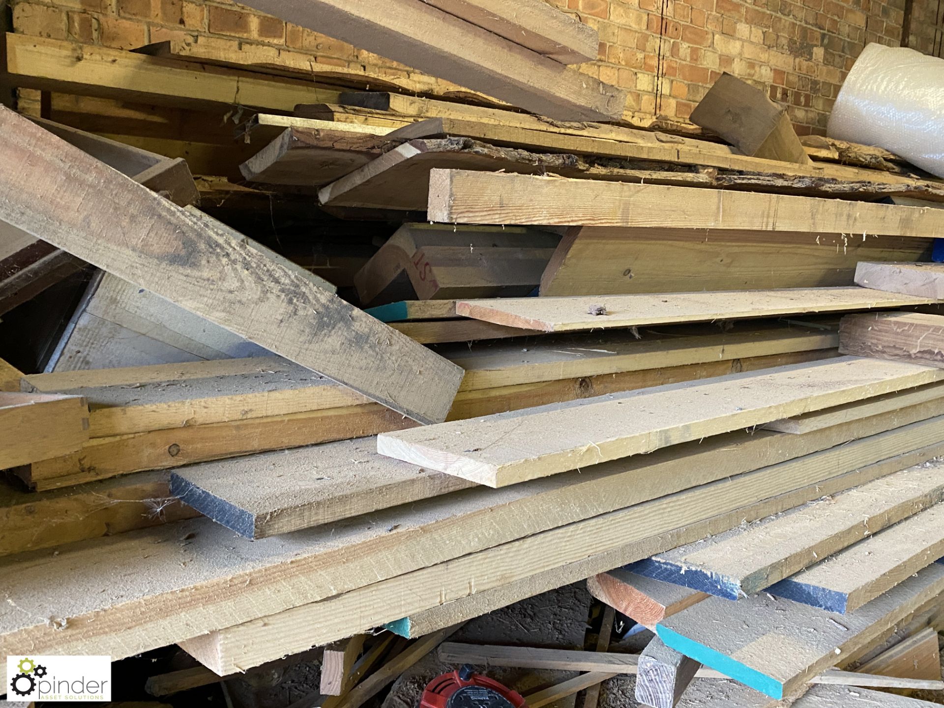 Large quantity various Softwood/Hardwood Boards, various sizes, up to 4000mm - Bild 8 aus 9