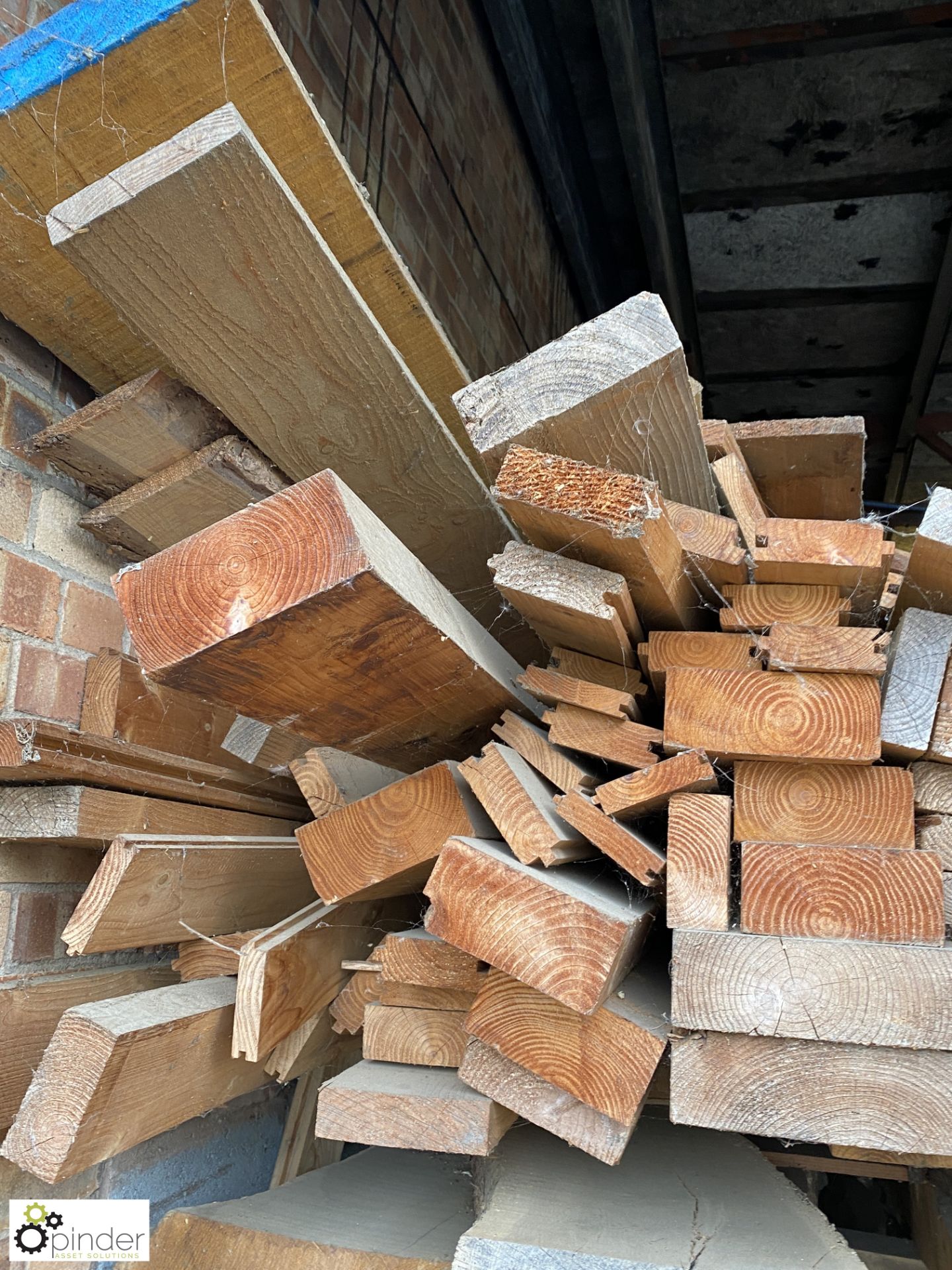 Quantity Softwood Lengths to top pile, various sizes including 120mm x 450mm, 120mm x 40mm, 225mm - Image 5 of 8