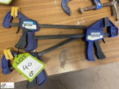 3 Irwin Quick Grip Clamps