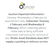 Auction Important Information - Viewing: Wednesday 1 February 2023 by appointment only;