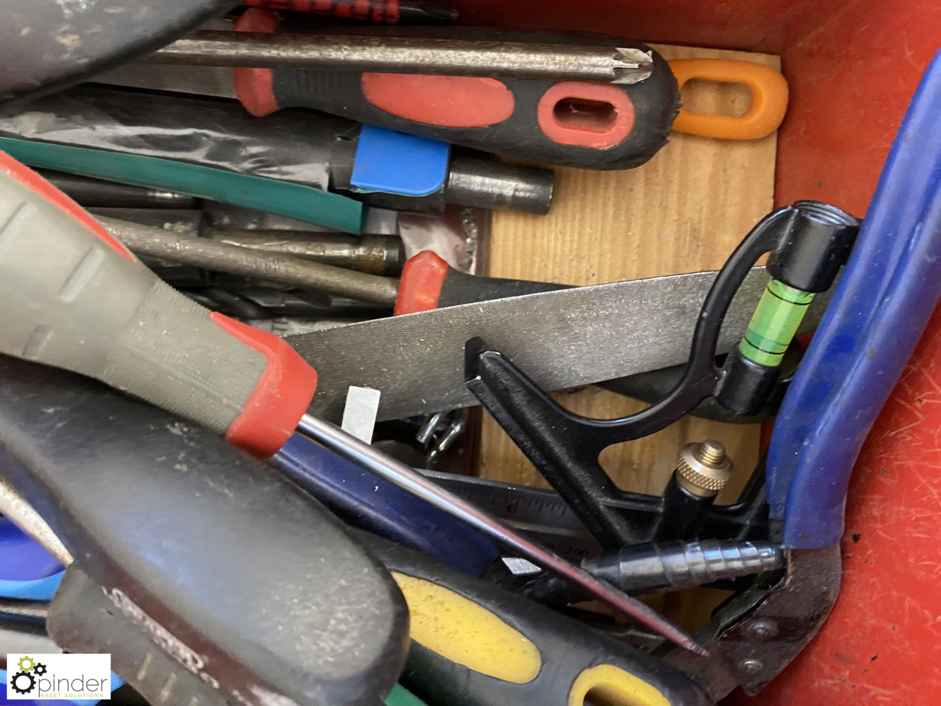 Tool Box and Contents, including screwdrivers, snips, files, etc - Image 5 of 6